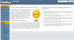Desktop Screenshot of dev.healthx.com
