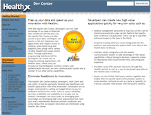 Tablet Screenshot of dev.healthx.com
