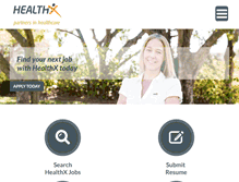 Tablet Screenshot of healthx.com.au